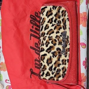 Retro Leopard Lux de Ville Purse